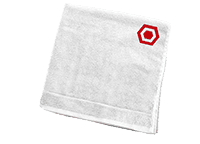 handdoek met naam, logo of tekst bedrukken